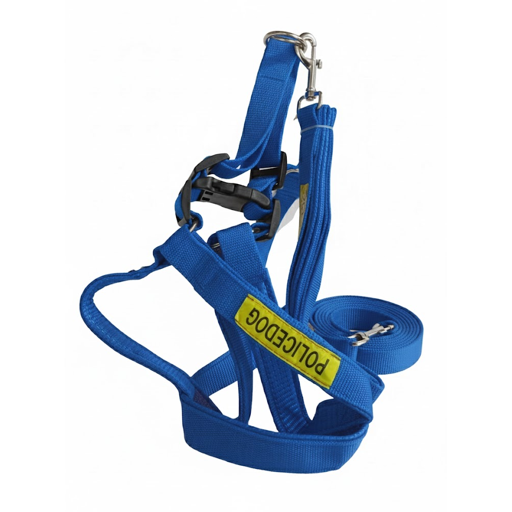 Police Dog Leash - Small - Blue - Sports & Outdoors - Lebanon