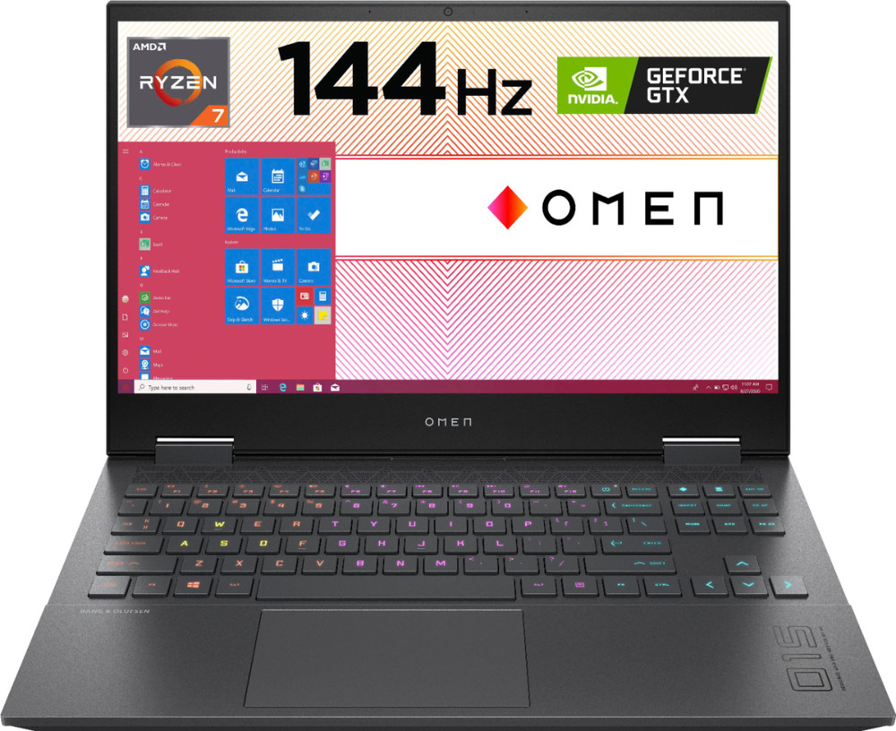 HP HP OMEN 15-EN1013DX Rzyen 7/16/512GB SSD RTX3060 15.6" Mica Silver Laptop | 38H98UA#A - Computers & Tech - Lebanon