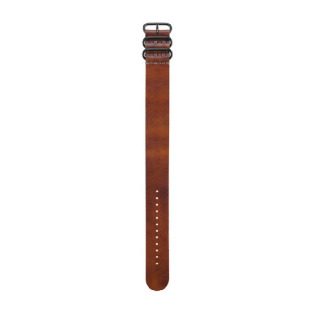 Garmin Garmin Brown Leather Strap For Fenix 3 and Tactix Bravo | 010-12168-21 - Phones & Wearables - Lebanon