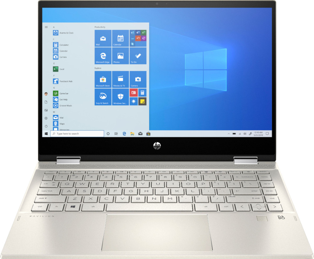 HP HP 14M-DW1023 - Pavilion x360 2-in-1 14" Touch-Screen Laptop - Intel Core i5 - Intel Iris Xe Graphics - 8GB Memory - 256GB SSD - Warm Gold | 1F4W5UA#ABA - Computers & Tech - Lebanon