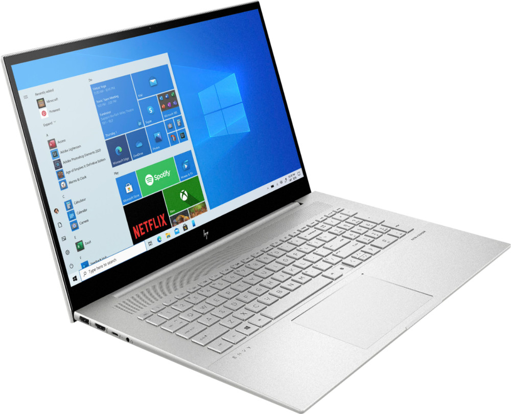 HP HP 17M-CH0013DX - ENVY 17.3" Touch-Screen Laptop - Intel Core i7 - 12GB Memory - 512GB SSD + 32GB Intel Optane - Natural Silver | 341T6UA#ABA - Computers & Tech - Lebanon