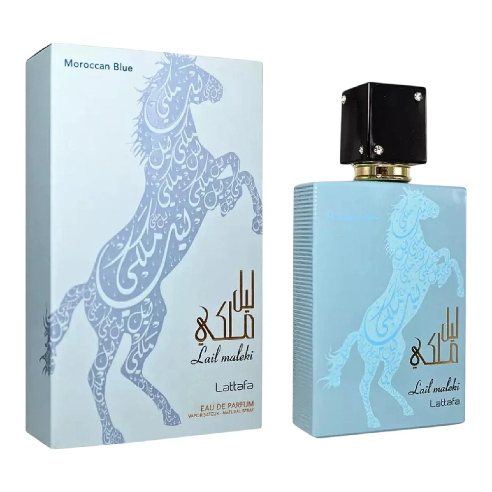 Lattafa Lattafa Lail Maleki Moroccan Blue Eau de Parfum for Women & Men – 100ml - Beauty & Personal Care - Lebanon