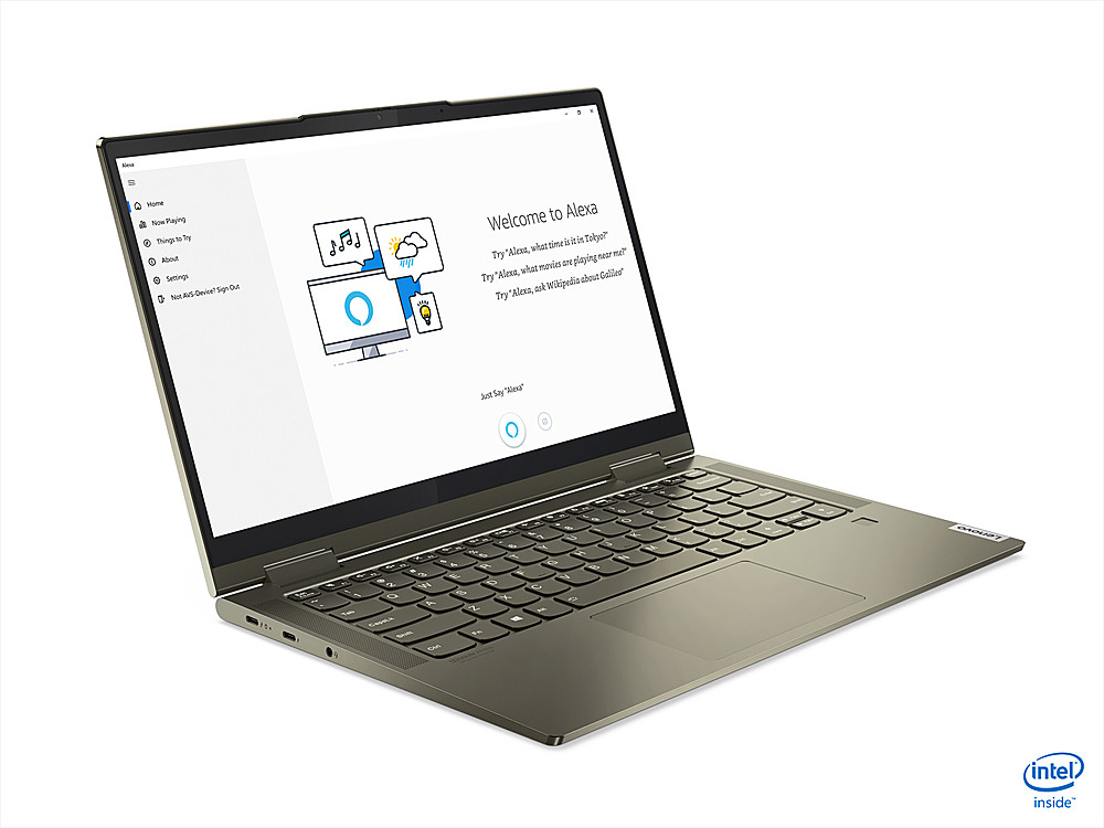 Lenovo Lenovo - Yoga 7i 14 2-in-1 14" Touch-Screen Laptop - Intel Evo Platform Core i7 - 12GB Memory - 512GB SSD - Dark Moss | 82BH000CUS - Computers & Tech - Lebanon