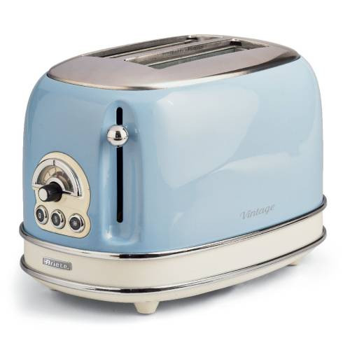 Ariete Ariete Vintage Toaster 2 Slice 815W - Blue | 0155/15 - Home & Kitchen - Lebanon