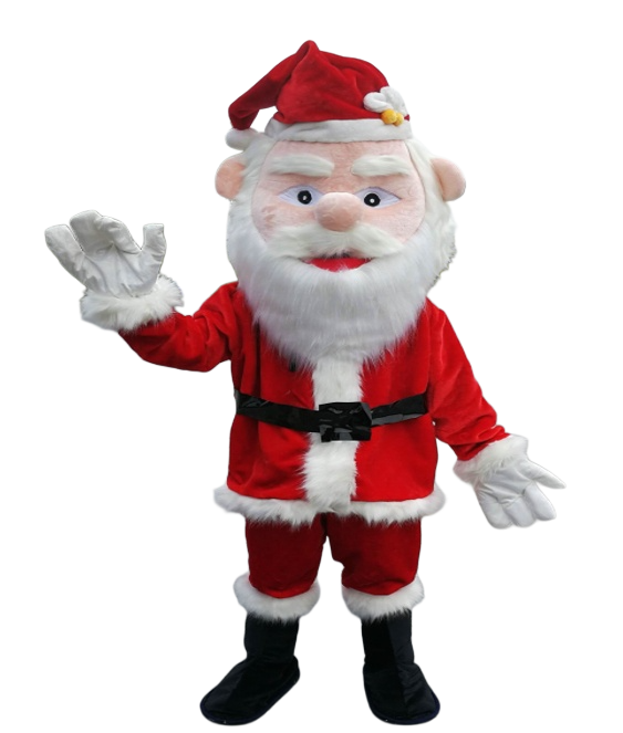 Santa Claus Mascot Costume - Full Body Christmas Character Suit | AL1201 - Toys & Games - Lebanon
