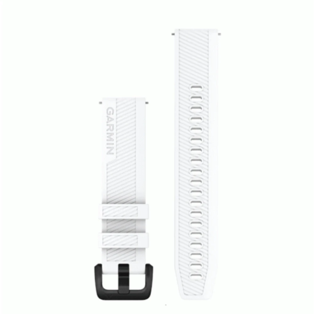 Garmin Garmin Quick Release Bands 20mm White, Black Hardware | 010-13076-02 - Phones & Wearables - Lebanon