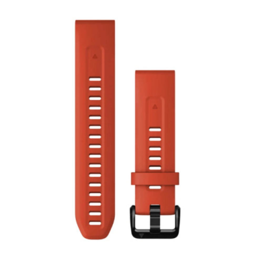 Garmin Garmin QuickFit 20 Watch Bands Flame Red Silicone 20 mm | 010-13102-02 - Phones & Wearables - Lebanon