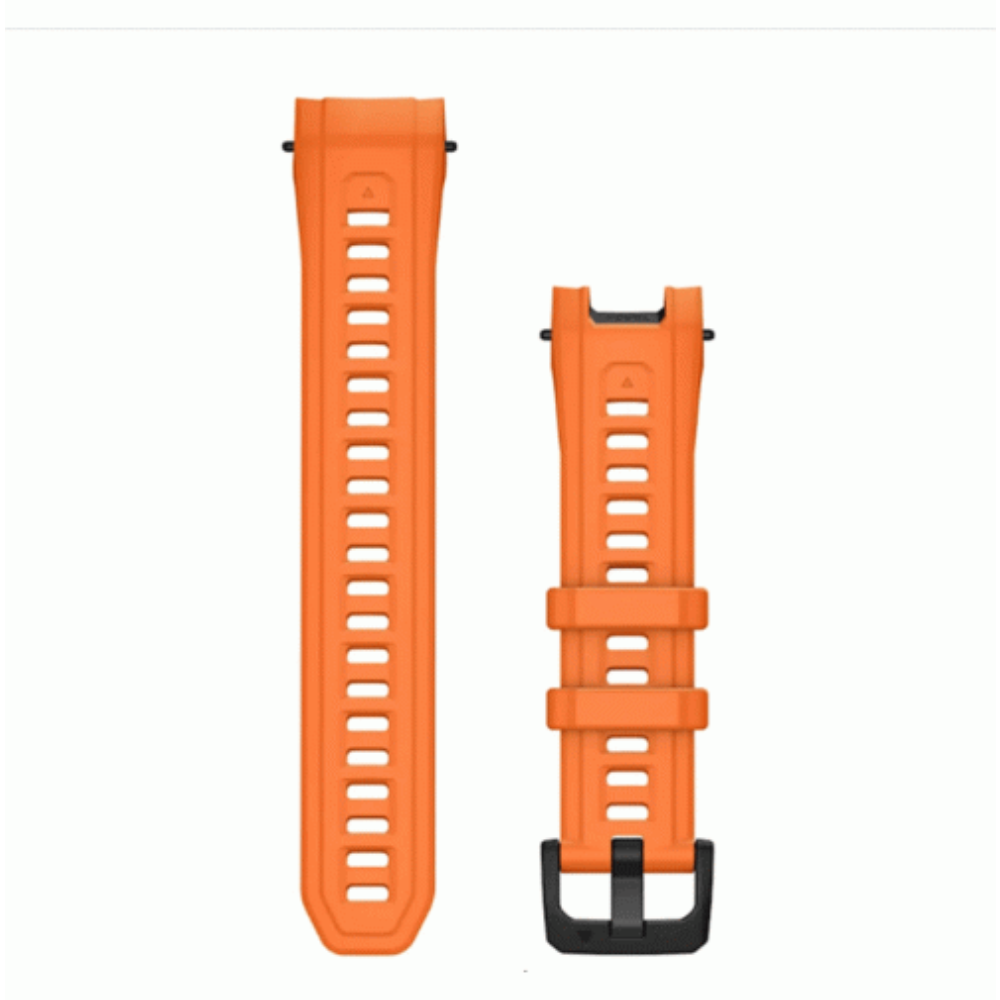 Garmin Garmin QuickFit 22 mm Watch Bands (Instinct 3 - 45 mm) Ember Orange Silicone | 010-13395-01 - Phones & Wearables - Lebanon