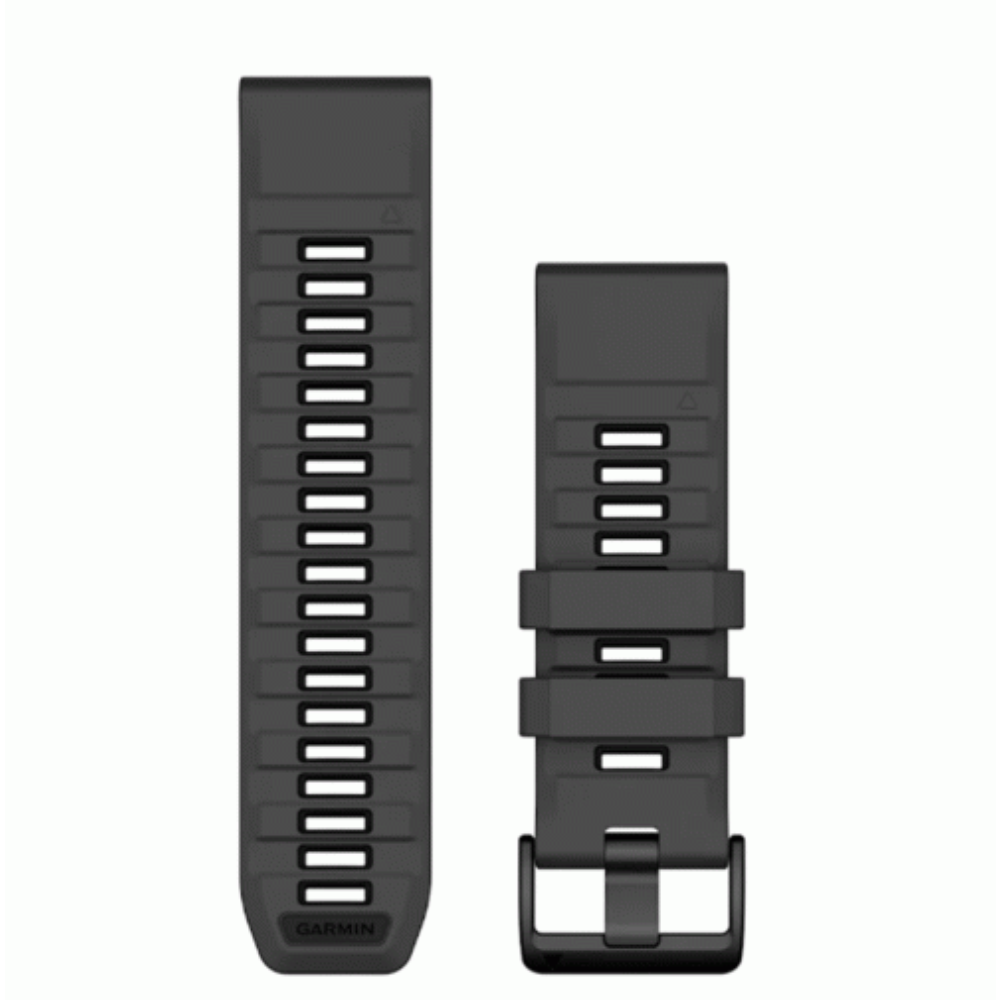Garmin Garmin QuickFit 26mm Watch Bands Graphite/Black Silicone | 010-13393-10 - Phones & Wearables - Lebanon