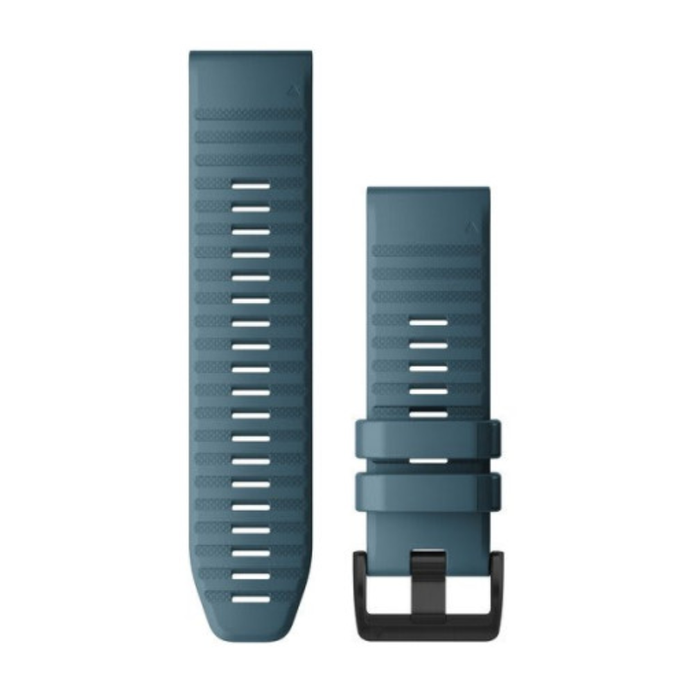 Garmin Garmin QuickFit Watch Bands For Fenix 6X SILICONE Lakeside Blue Silicone 26 mm | 010-12864-03 - Phones & Wearables - Lebanon