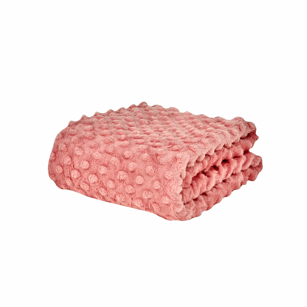 Karaca Karaca Home Baby Lily Pink Bud Blanket - 90 × 110 cm Soft Baby Blanket | 200.22.14.0323 - Home & Kitchen - Lebanon