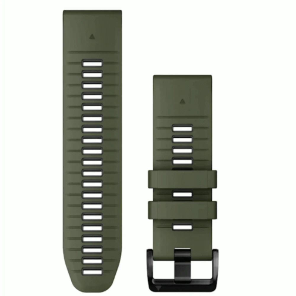 Garmin Garmin QuickFit 22 Watch Bands Moss/Graphite Silicone | 010-13280-07 - Phones & Wearables - Lebanon