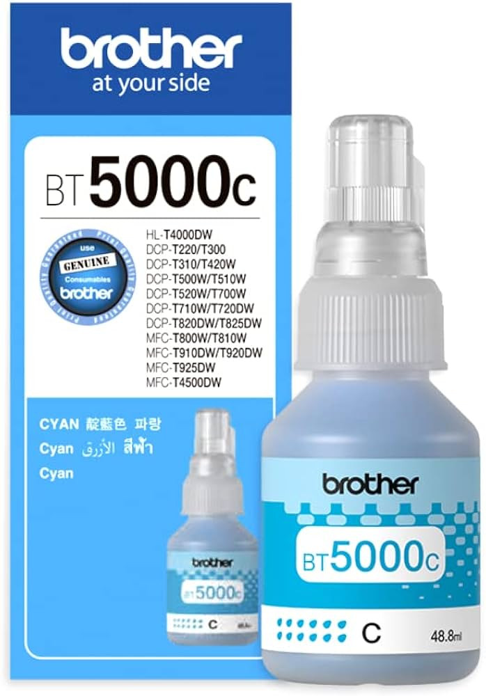 Brother Brother BT5000C Original Cyan Ink Cartridge | BT5000C - Printers & Ink - Lebanon