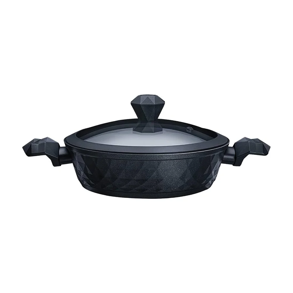 Karaca Karaca Bio Diamond Antibacterial Induction Based Handle Rice / Karniyarik Pot - 30 cm, 5 L | 153.03.08.0425 - Home & Kitchen - Lebanon
