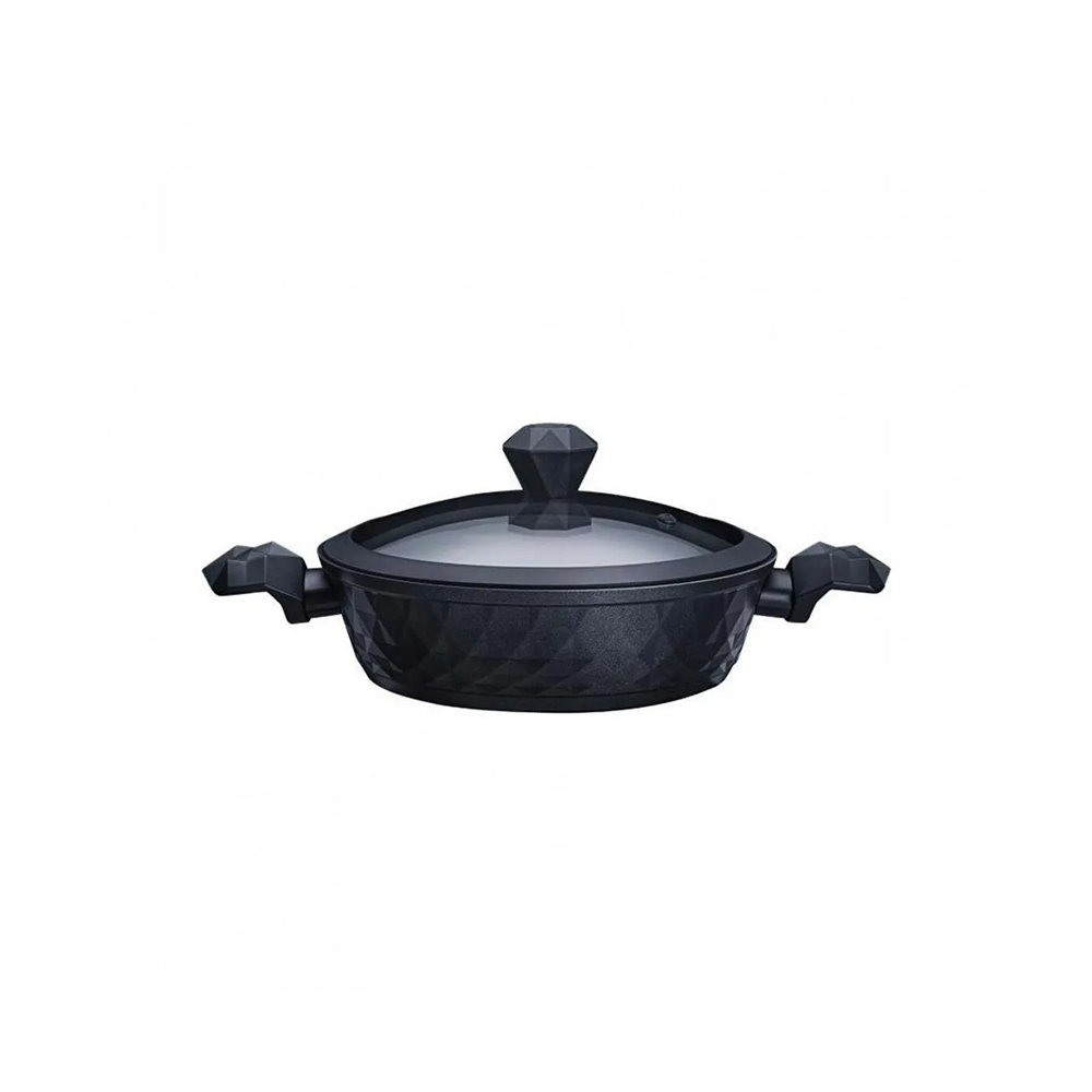 Karaca Karaca Bio Diamond Antibacterial Induction Based Handle Rice / Karniyarik Pot - 26 cm, 3.2 L | 153.03.08.0424 - Home & Kitchen - Lebanon