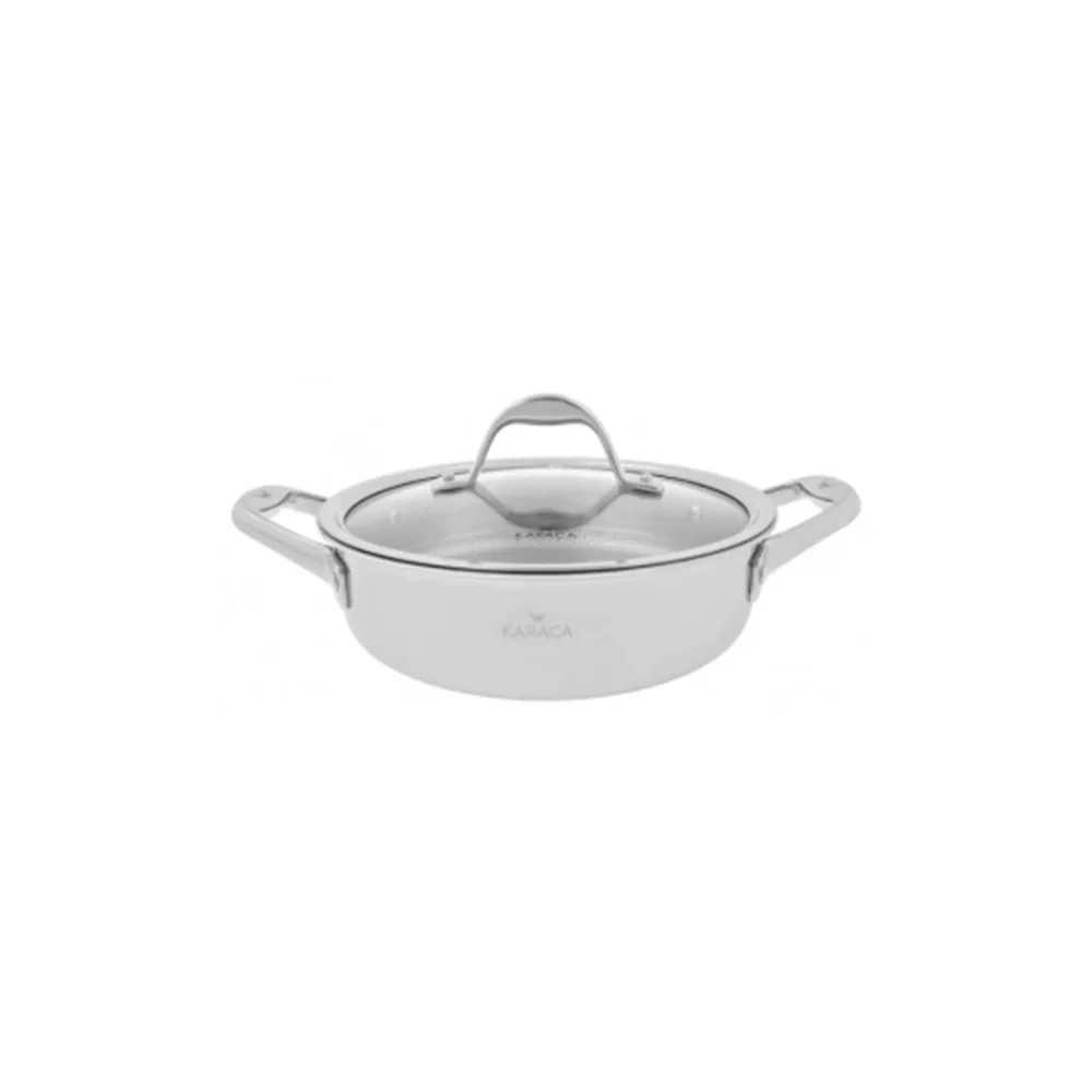 Karaca 3-Ply Powersteel 316+ Steel Pan - 20 cm, 1 L | 153.03.08.0549