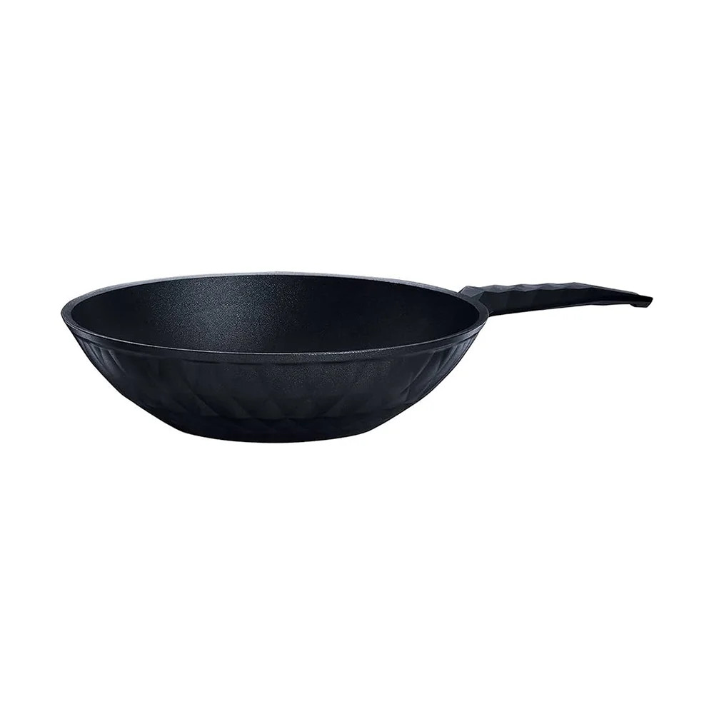 Karaca Karaca Bio Diamond Antibacterial Handle Induction Base Wok Pan 28cm - 2.9L | 153.03.08.0420 - Home & Kitchen - Lebanon