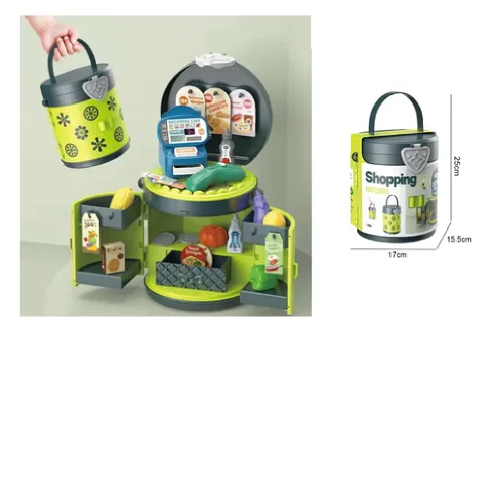 Shopping Handbag Playset – Portable Supermarket Role Play Set (33 PCS) | 19U06 - Toys & Games - Lebanon
