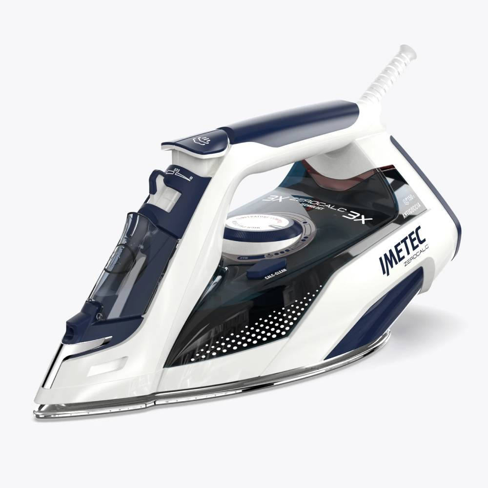 Imetec Imetec Steam Iron 2400W Zero Calc x3 Anti-Drip Function 150g | 9246 - Home & Kitchen - Lebanon