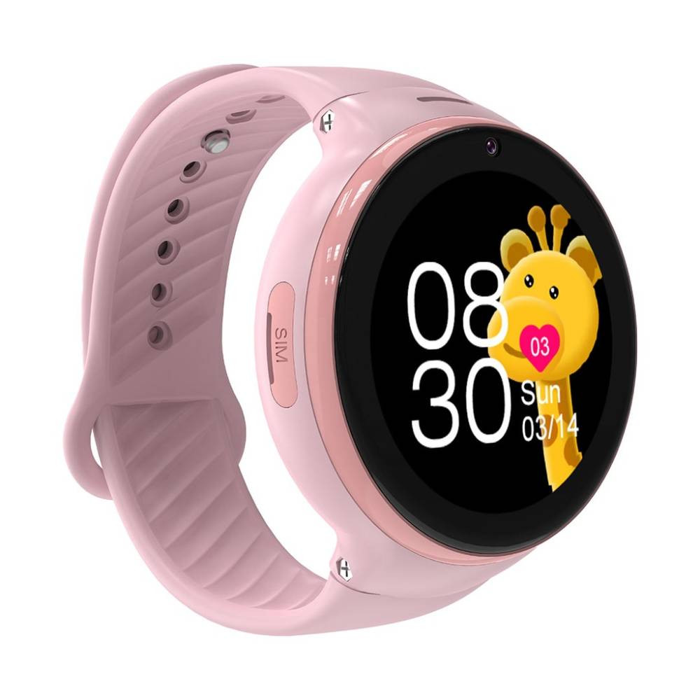 Porodo Porodo 4G Kids GPS Smart Watch with JuniCare App - Pink | PD-KDSWT-PK - Phones & Wearables - Lebanon