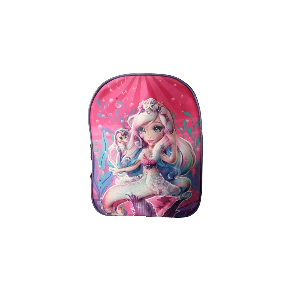 Kids School Backpack – Mermaid Princess Underwater Design | 327-4 - Sports & Outdoors - Lebanon
