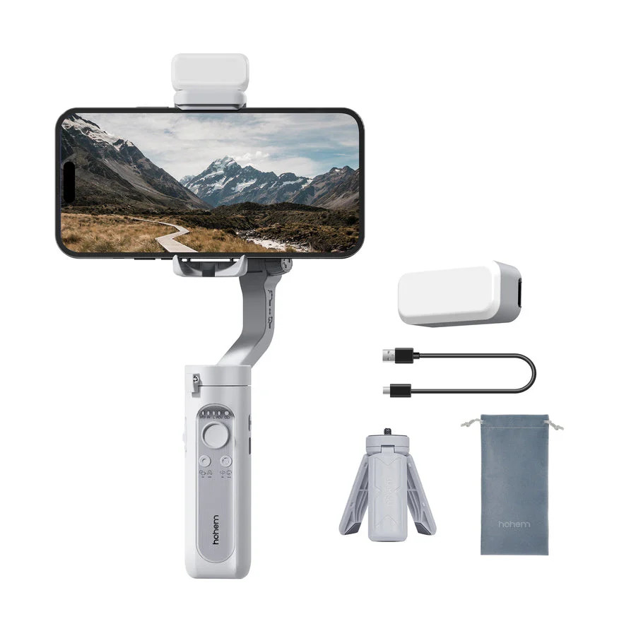 Hohem Hohem iSteady XE Phone Gimbal Stabilizer (2023) with a Magnatic Light - TV, Cameras & Photography - Lebanon