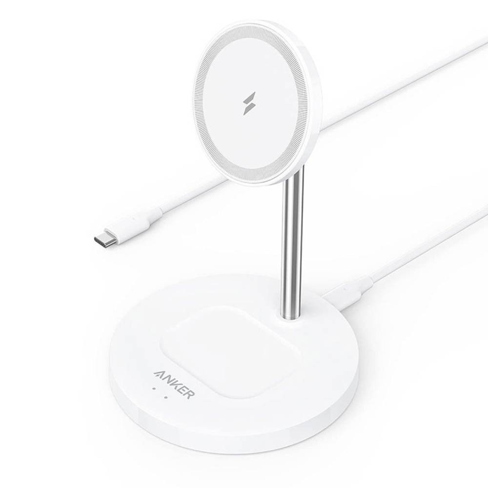 Anker Anker PowerWave Magnetic 2-in-1 Wireless Charging Stand Lite | A2543 - Phones & Wearables - Lebanon