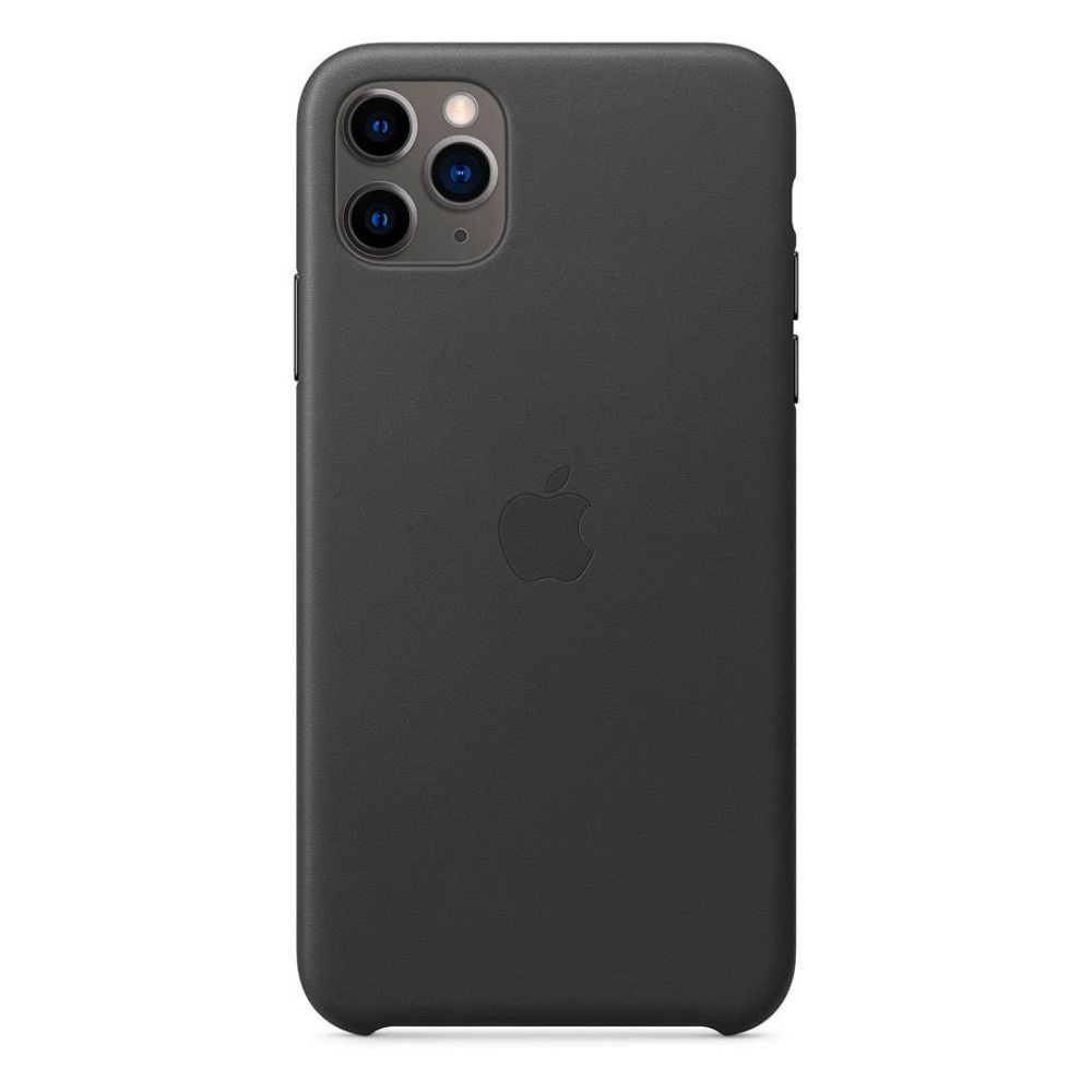 Apple Apple iPhone 11 Pro Max Leather Case, Black | MX0E2 - Phones & Wearables - Lebanon