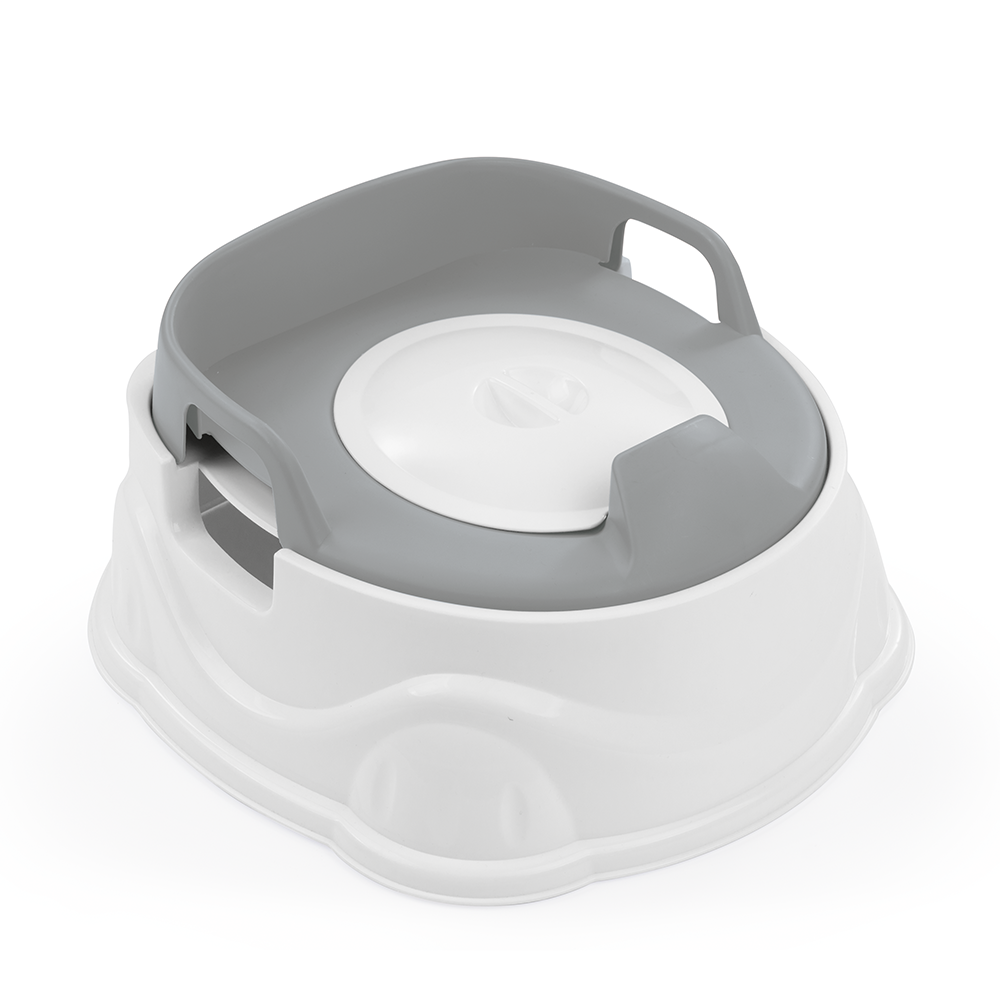 Dolu Dolu 3-in-1 Baby Potty Training Set – Potty Chair, Toilet Seat Adapter & Step Stool – Grey - Computers & Tech - Lebanon