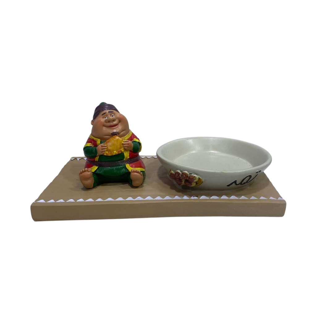 Ramadan Resin Crescent Moon Snack Bowl Holder | 2002-94 - Home & Kitchen - Lebanon