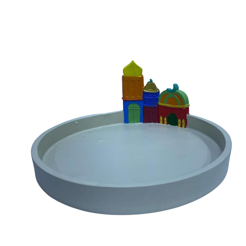 Ramadan Resin Snack Bowl with City Design | 2002-112 - Home & Kitchen - Lebanon