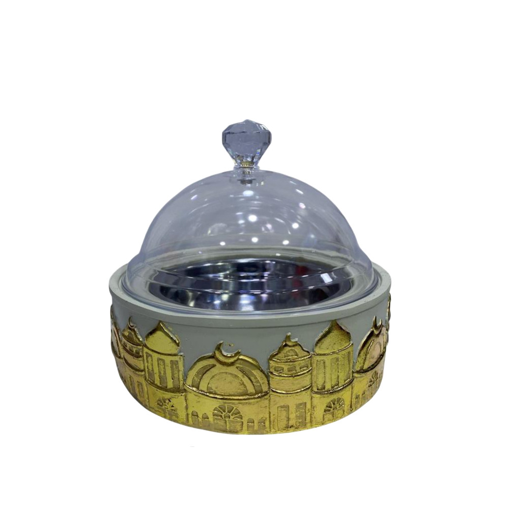 Ramadan Resin Mosque Dome Snack Bowl Holder | 2002-103 - Home & Kitchen - Lebanon
