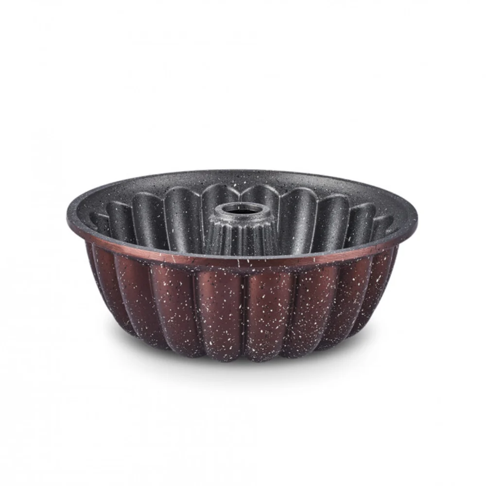 Karaca Karaca Cake Pro Lina 25.5cm Brown Casting Cake Mold | 153.09.01.6564 - Home & Kitchen - Lebanon