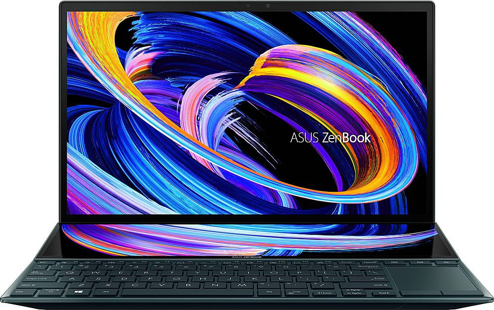 ASUS ZenBook Duo 14" Laptop - Intel Core i7-1165G7 - RAM 8GB - SSD 512GB - OS Windows 10 Home - Graphics Intel Iris Xe - Celestial Blue | UX482EADS71T - Computers & Tech - Lebanon