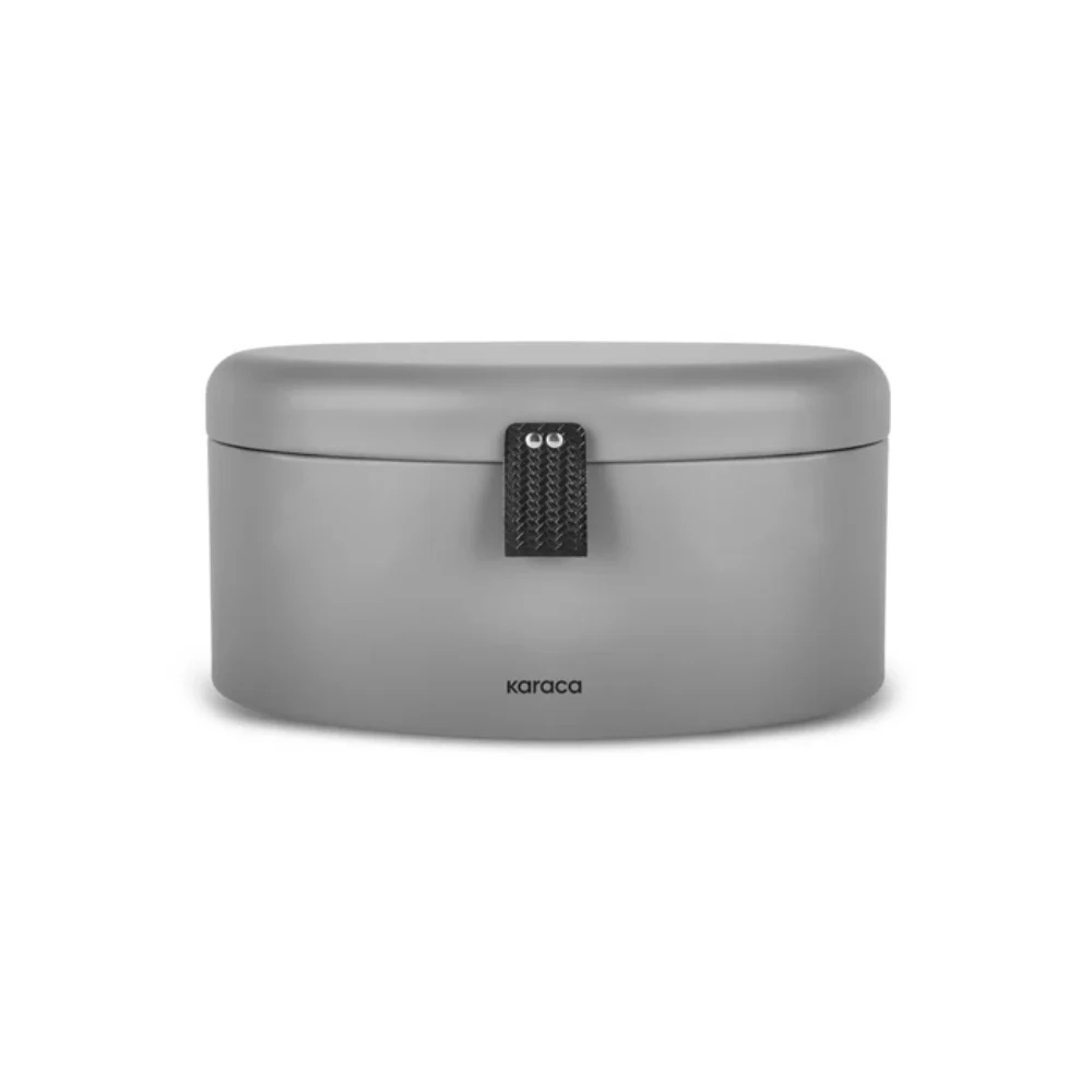 Karaca Karaca Mensa Grey Bread Box | 153.09.01.6247 - Home & Kitchen - Lebanon