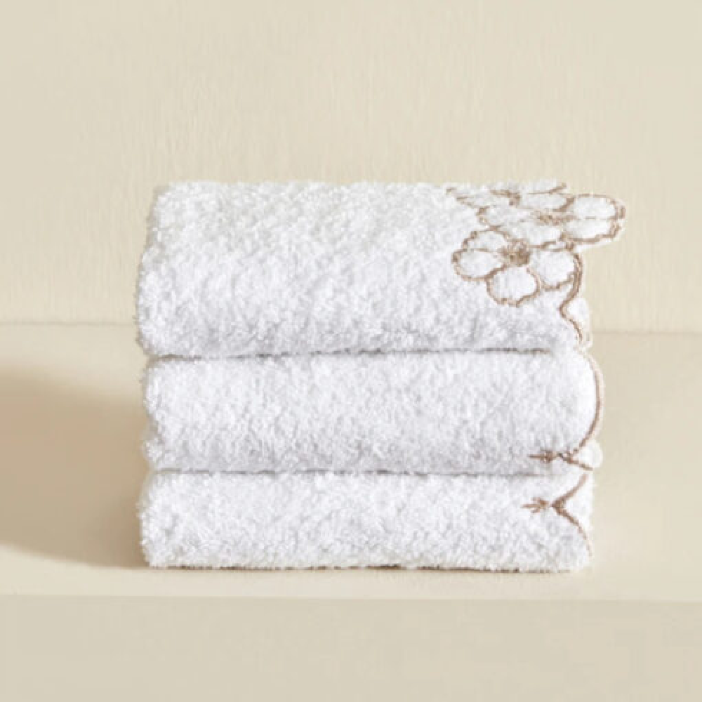 Karaca Karaca Home Vindy Gold 3-Piece Towel Set, 30x50cm | 200.22.05.0235 - Home & Kitchen - Lebanon