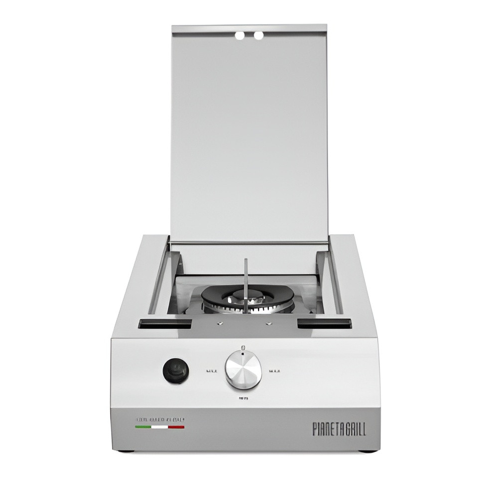 Pianeta Grill Pianeta Grill Stainless Steel Gas Burner Fry Top 250G Countertop BBQ – 1.5kW Dual Burner | 1000 - Home & Kitchen - Lebanon