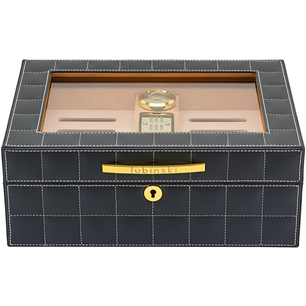 Hemingway Hemingway Lubinski Cigar Humidor 50 Cigar – Black | HMW-YJA60011 - Home & Kitchen - Lebanon