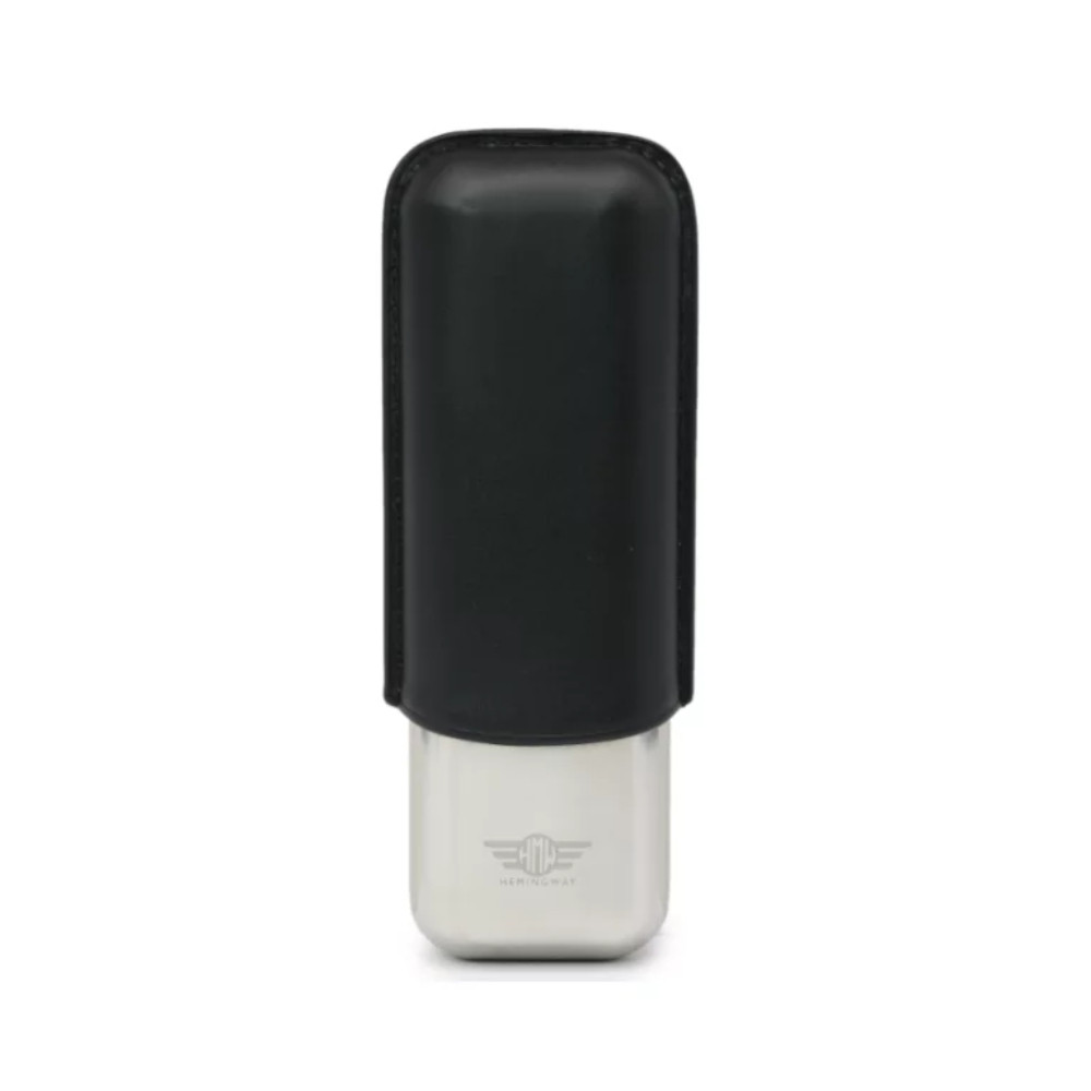 Hemingway Hemingway Metal Cigar Case With Tight Seal Holds Up To 2 Cigars - Black | HemMetalBlack - Home & Kitchen - Lebanon