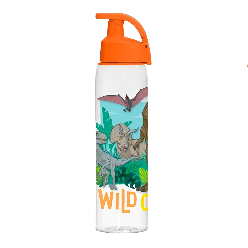 Dinosaur Kids Water Bottle with Push Button Lid – T-Rex Design | 161414-270B - Home & Kitchen - Lebanon