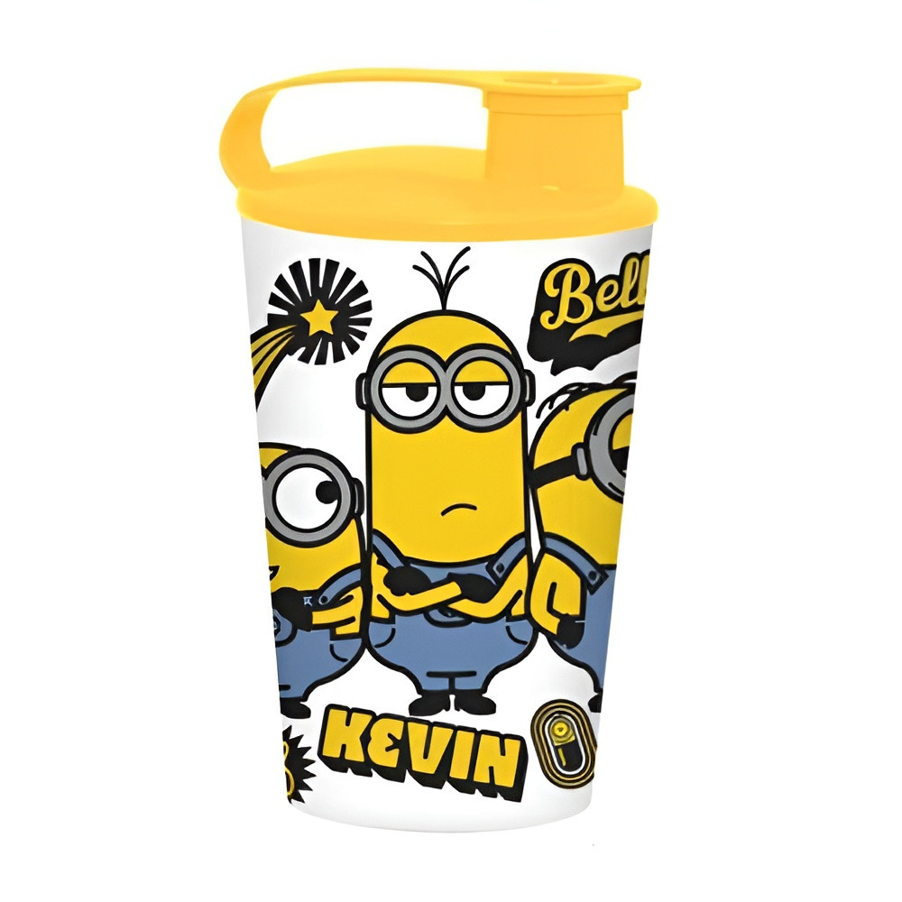 Minions Kevin Kids Tumbler Cup with Handle – Yellow | 161917-250 - Home & Kitchen - Lebanon