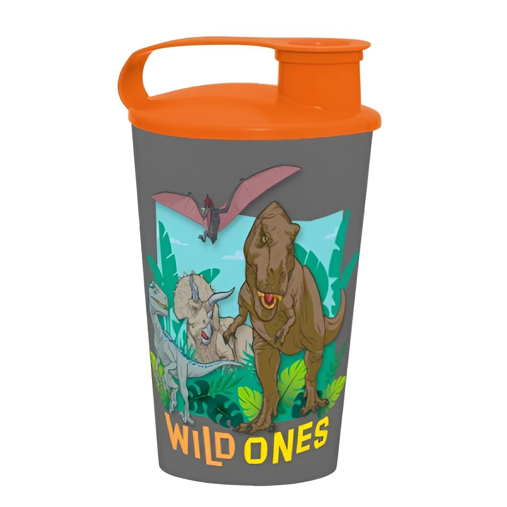 Dinosaur Kids Tumbler Cup with Handle – Wild Dinosaurs | 161917-270 - Home & Kitchen - Lebanon
