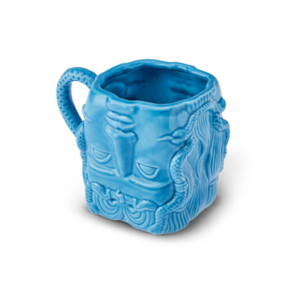 Karaca Karaca Istanbul Collection Medusa 420ML Blue Cup | 153.09.01.2547 - Home & Kitchen - Lebanon