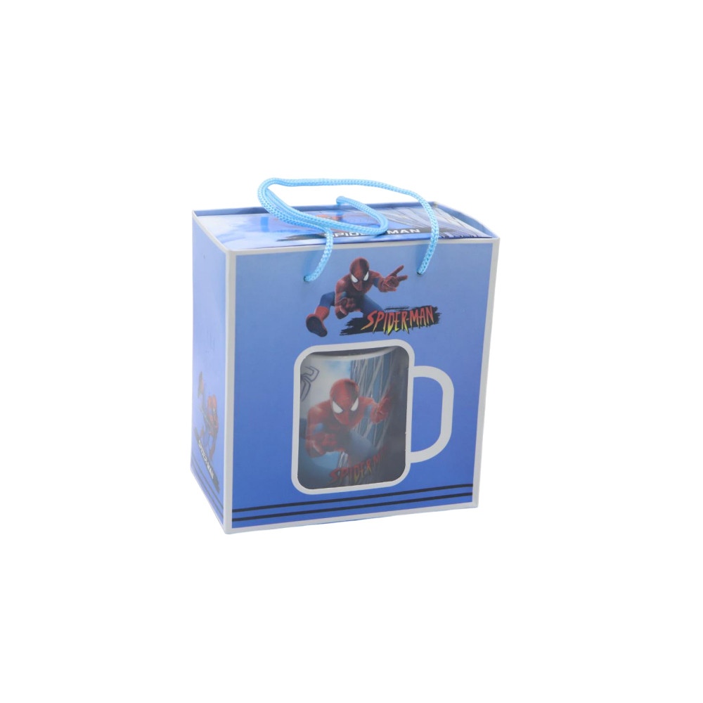 Cartoon Spider-Man Ceramic Mug Gift Box Kids Coffee & Milk Cup | ZH141 - Home & Kitchen - Lebanon