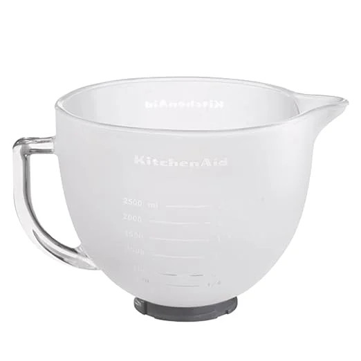 KitchenAid 4.8L Bowl for Tilt-Head Stand Mixer - Frosted Glass | 5K5GBF