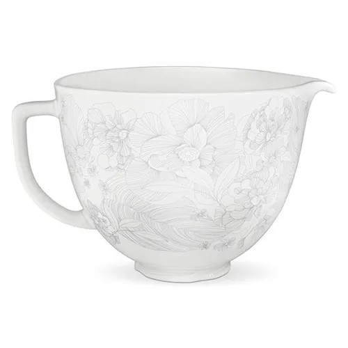 KitchenAid 4.8L Ceramic Bowl - Whispering Floral | 5KSM2CB5PWF