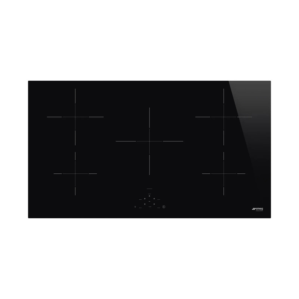 Smeg SMEG Induction Hob 90cm 5 Cooking Zones Black | SI2951D - Home & Kitchen - Lebanon