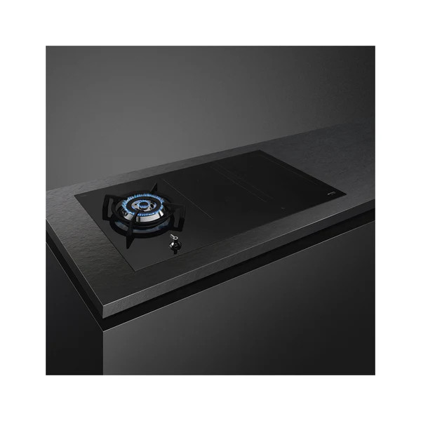Smeg SMEG Hybrid Hob 90cm Induction + 1 Gas Burner Vitroceramic | PM3953D - Home & Kitchen - Lebanon