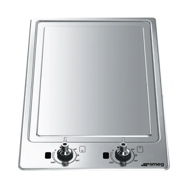 Smeg SMEG Built-In Teppanyaki 30cm Stainless Steel | PGF30T-1 - Home & Kitchen - Lebanon
