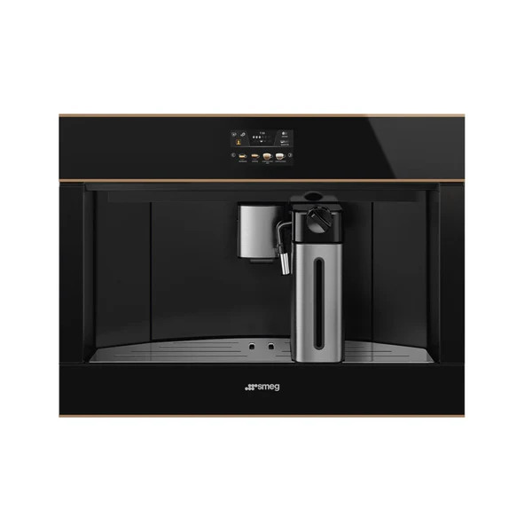 Smeg SMEG Built-In Coffee Machine Dolce Stil Novo Glossy Black | CMS4604NR - Home & Kitchen - Lebanon